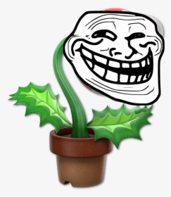 Piranha Plant Trollface - Google Troll Face, HD Png Download, Free Download