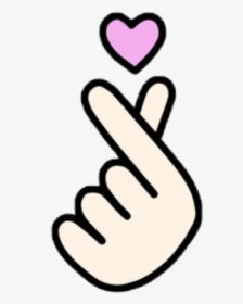 Aesthetic Png Stickers - Korean Heart Sign Clipart, Transparent Png, Free Download