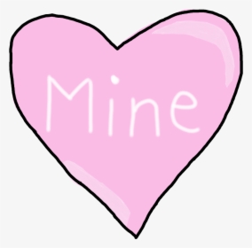 Tumbrl Heart Pink Cool Cute Stickers Sticker - Heart Cute Line Stickers, HD Png Download, Free Download