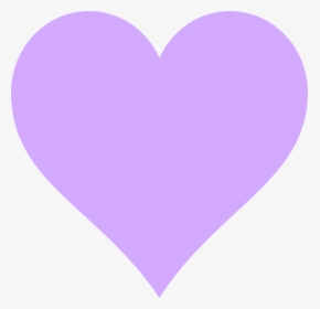 Cute Heart Png - - Light Purple Heart Clipart, Transparent Png, Free Download