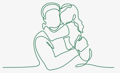 Daughter And Father Drawing , Png Download - Daughter And Father Drawing, Transparent Png, Free Download