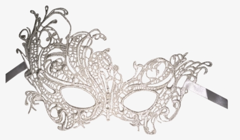 Silver Masquerade Mask Png, Transparent Png, Free Download