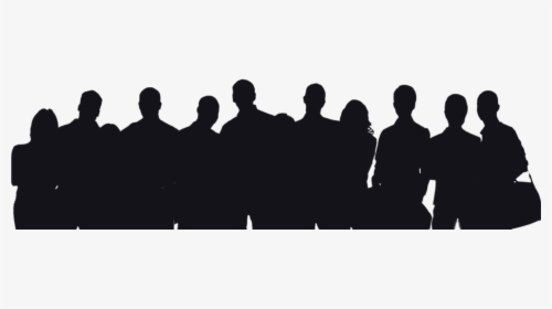 Transparent Clipart Shadow Figures - Group Of People Silhouette Png, Png Download, Free Download