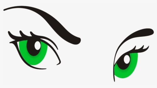 Eyeball Clipart Woman Eye - Girl Eyes Cartoon Png, Transparent Png, Free Download