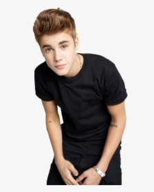Justin Bieber Png Photos - Justin Bieber Black T Shirt, Transparent Png, Free Download