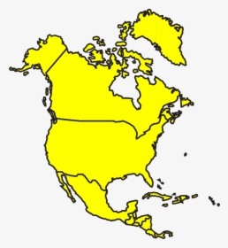 North America Svg Clip Arts - Blank North America Map, HD Png Download, Free Download