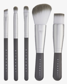 Travel Sized 5 Piece Essential Brush Set - Makeup Products Png Single, Transparent Png, Free Download