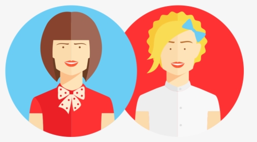 Mother Daughter - Cartoon, HD Png Download, Free Download