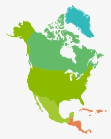 North America Map Free Png Image - High Resolution North America Map Png, Transparent Png, Free Download