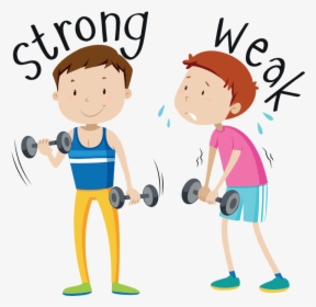 Download Free Png Strong Vs Weak, Life Vs Live - Strong And Weak, Transparent Png, Free Download
