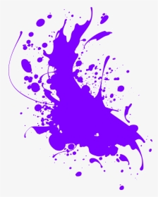 Purple Paint Splatter Png, Transparent Png, Free Download