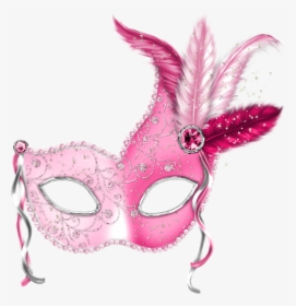 Pink Masquerade Masks Transparent Background, HD Png Download, Free Download