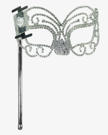 Silver Masquerade Mask Png, Transparent Png, Free Download