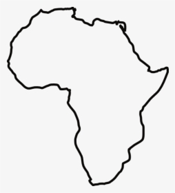 Africa Outline Png - Africa Drawing, Transparent Png, Free Download