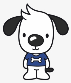 Dogs Vector Cute Dog - Dog Tied Up Cartoon, HD Png Download, Free Download