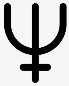 Símbolo De Neptuno Icon - Neptune Symbol, HD Png Download, Free Download
