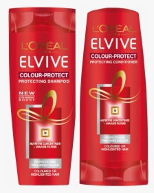 Loreal Elvive Shampoo And Conditioner - L Oreal Elvive Colour Protect Shampoo And Conditioner, HD Png Download, Free Download