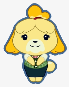 Kawaii Isabelle - Cartoon, HD Png Download, Free Download
