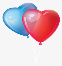 Two Heart Balloons Png Clipart - Love Clipart Transparent Background, Png Download, Free Download