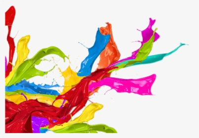 Paint Color Clip Art - Color Splash Paint Png, Transparent Png, Free Download