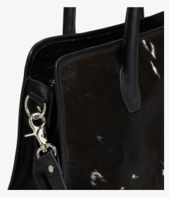 Carla Black White Pony Blk Cow Wash Styled - Handbag, HD Png Download, Free Download
