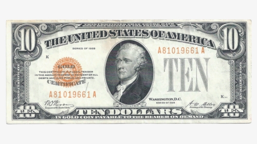 Transparent Dollar Clipart Png - Us Dollar Gold Certificate, Png Download, Free Download