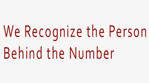 We Recognize The Person Number Behind The Number - Beige, HD Png Download, Free Download