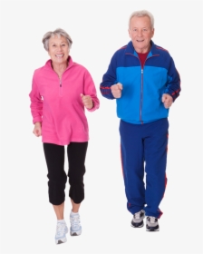 Running Man And Women Png Image - Old People Png, Transparent Png, Free Download