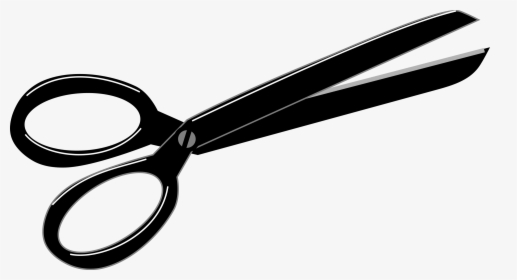 Transparent Barber Scissors Png - Cartoon Scissors Cutting Hair, Png Download, Free Download