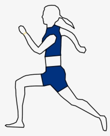 Public Domain Clip Art - Draw A Person Jogging, HD Png Download, Free Download