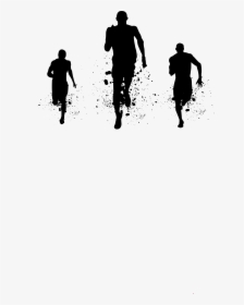 People Running Png Download - Silhouette Of People Running, Transparent Png, Free Download