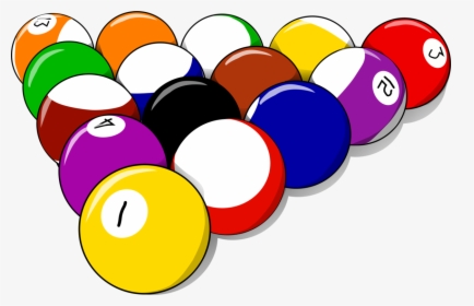 Clip Art Pool Game Clipart - Clipart Pool Balls, HD Png Download, Free Download