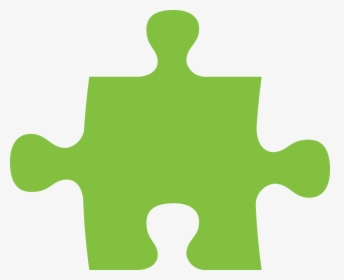 Green Puzzle Piece Png - Green Puzzle Piece Transparent Background, Png Download, Free Download