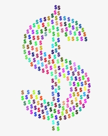 Prismatic Dollar Sign Fractal Clip Arts - Colored Contacts Without Prescription, HD Png Download, Free Download