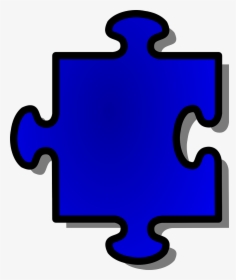 Jigsaw, Puzzle, Piece, Single, Game, Blue, Join, Solve - Single Puzzle Piece Clipart, HD Png Download, Free Download