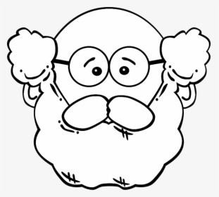 Beard Glasses Moustache Clip Art - Old Man Mask Printable, HD Png Download, Free Download