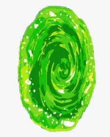 Rick And Morty Png Portal - Rick And Morty Green Portal, Transparent Png, Free Download