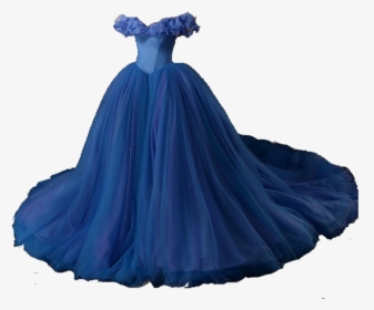 #blue #dress #queen #princess #cinderella #cute #aesthetic - Png Transparent Princess Dress, Png Download, Free Download