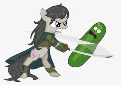Pickle Rick My Little Pony, HD Png Download, Free Download