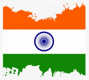Ink Splatter Brush Decoration Of India Republic Day - Ratio Of National Flag, HD Png Download, Free Download