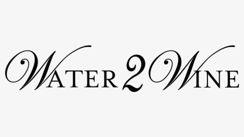 Water 2 Wine Buda Neighborhood Winery - Calligraphy, HD Png Download, Free Download