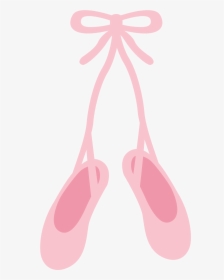 Transparent Ballet Shoes Clip Art - Pink Ballet Shoes Clipart, HD Png Download, Free Download