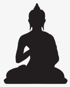 Buddha Silhouette Png Clip Art, Transparent Png, Free Download