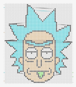 Alpha Pattern - Rick And Morty Pixel Art, HD Png Download, Free Download