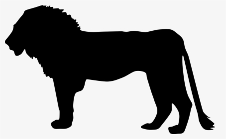 Lion In Silhouette Profile, HD Png Download, Free Download