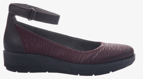 Womens Ballet Flat The Scamper In Burgundy - Ballet Flat, HD Png Download, Free Download