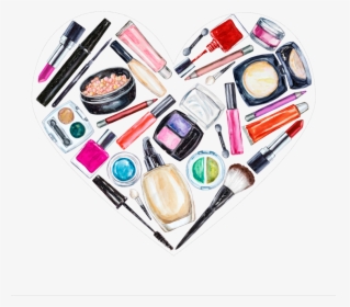 Makeup Clipart Watercolor - Make Up Eyes Painting, HD Png Download, Free Download