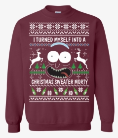 Rick And Morty Christmas Sweater - Christmas Jumper, HD Png Download, Free Download