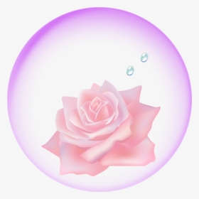 #mq #pink #rose #flowers #bubbles #bubble - Flower In Bubbles Png, Transparent Png, Free Download