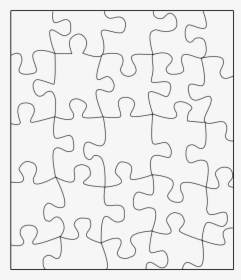 Jigsaw-puzzle - Cut Out Puzzle Template, HD Png Download, Free Download